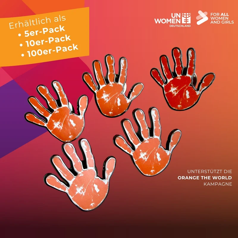 Orange the World Pin: Gemeinsam gegen Gewalt an Frauen und Mädchen