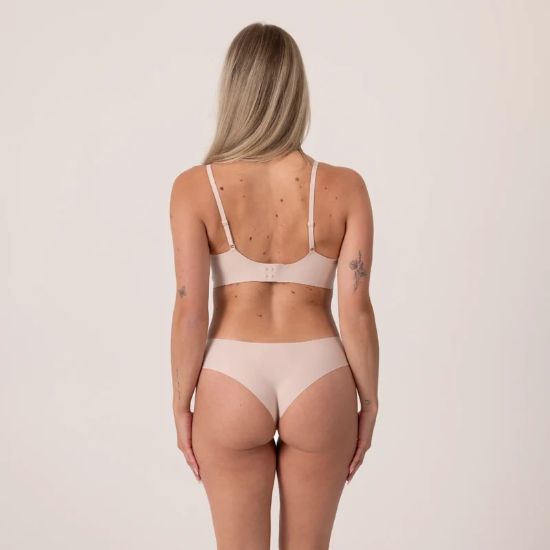 Microfiber Seamless Hipster | Beige