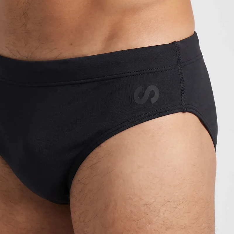 Badeslip Herren | Schwarz
