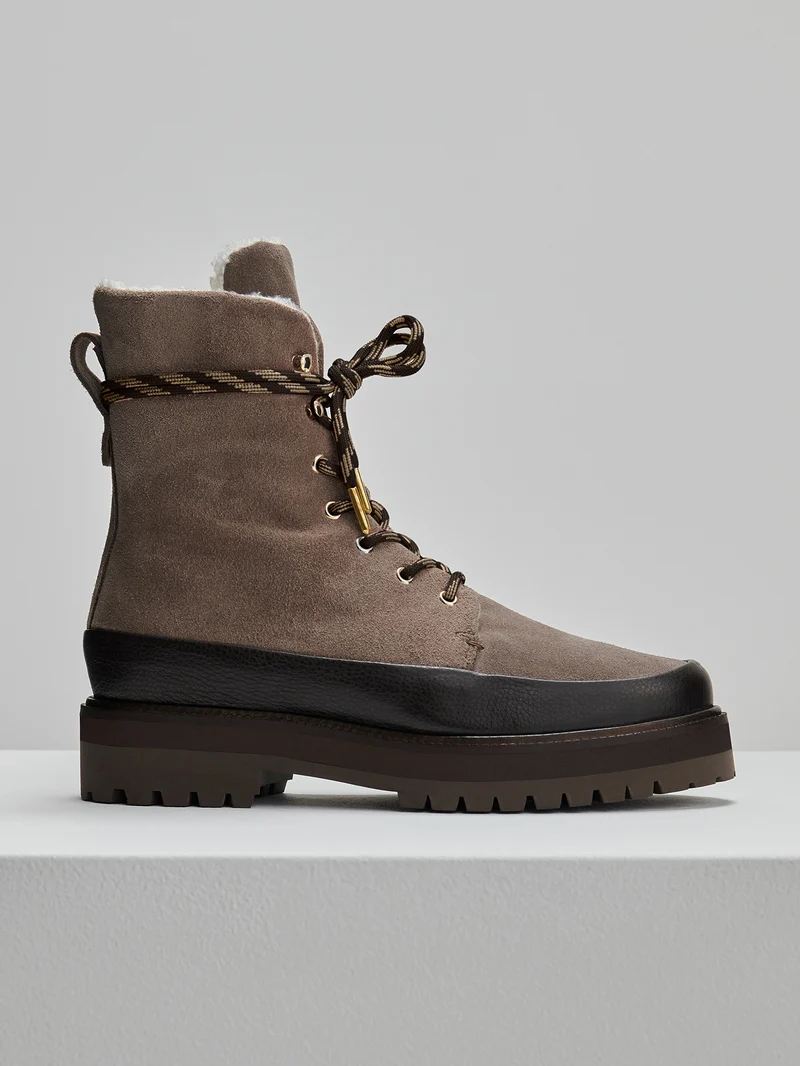 Charente Fleece Lined Lace Up Boots