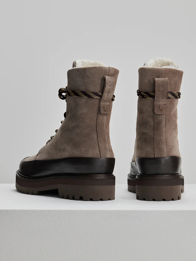 Charente Fleece Lined Lace Up Boots
