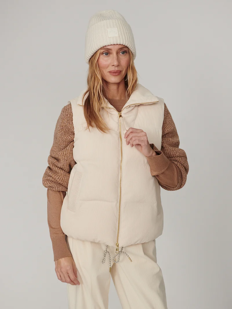 Lilah Cord Puffer Gilet