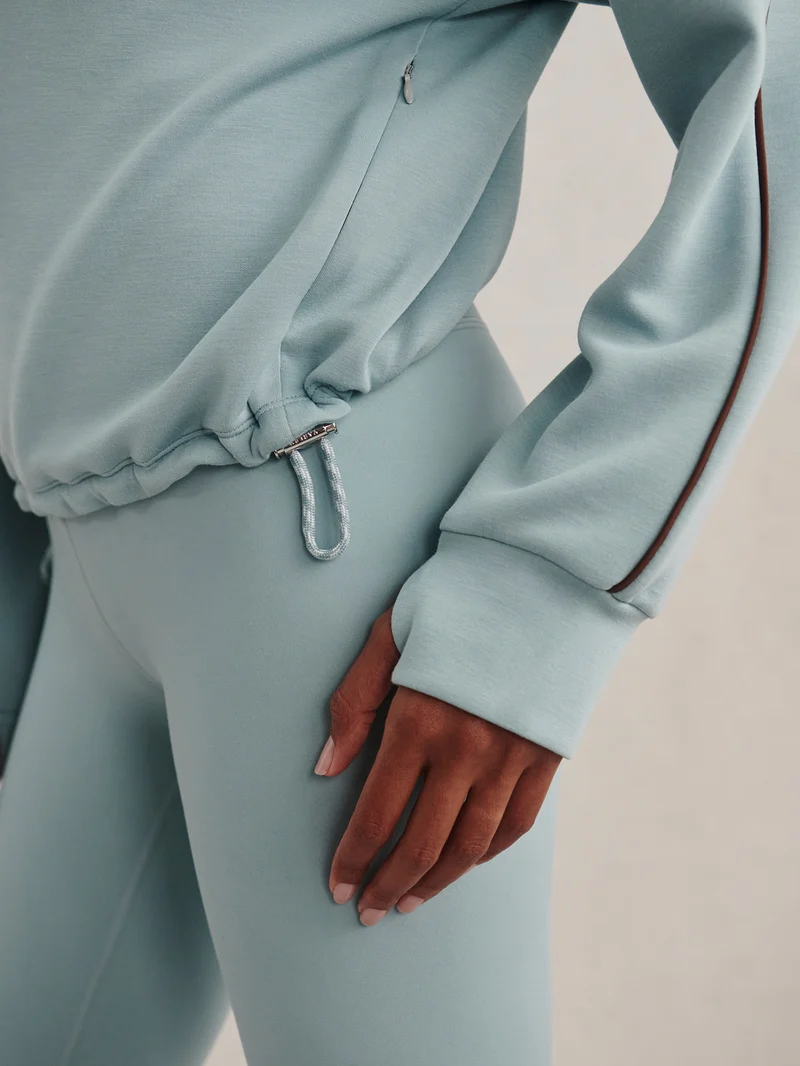 Sian Piped Half Zip Sweat