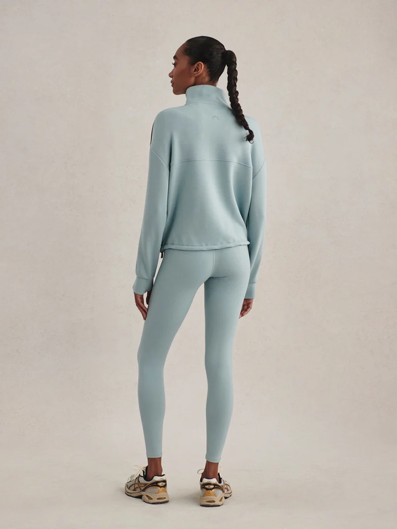 Sian Piped Half Zip Sweat