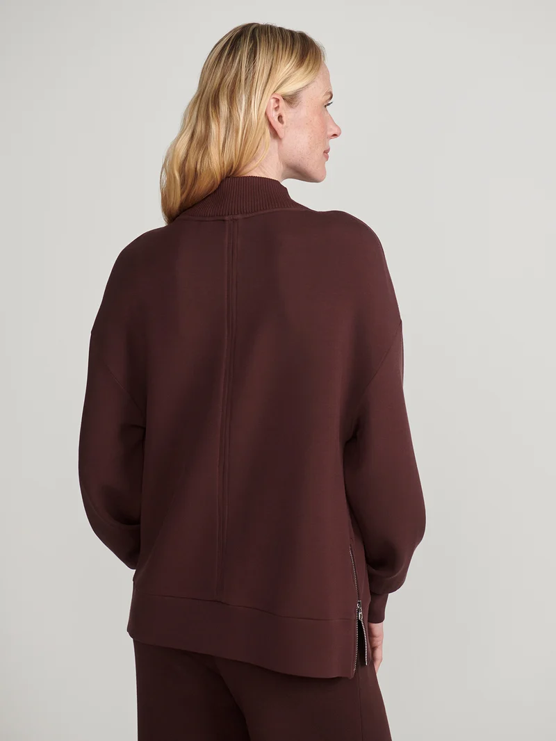 Novi Longline Mock Neck Sweater