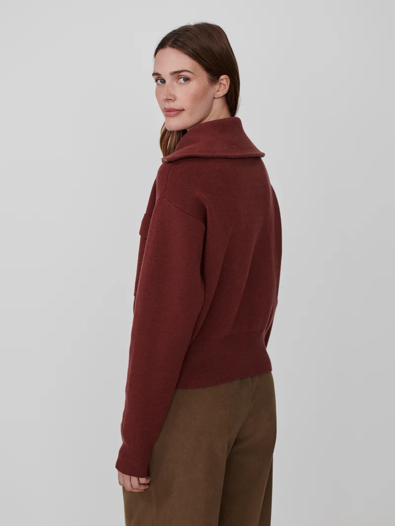 Horan Zip Through Knit Jacket