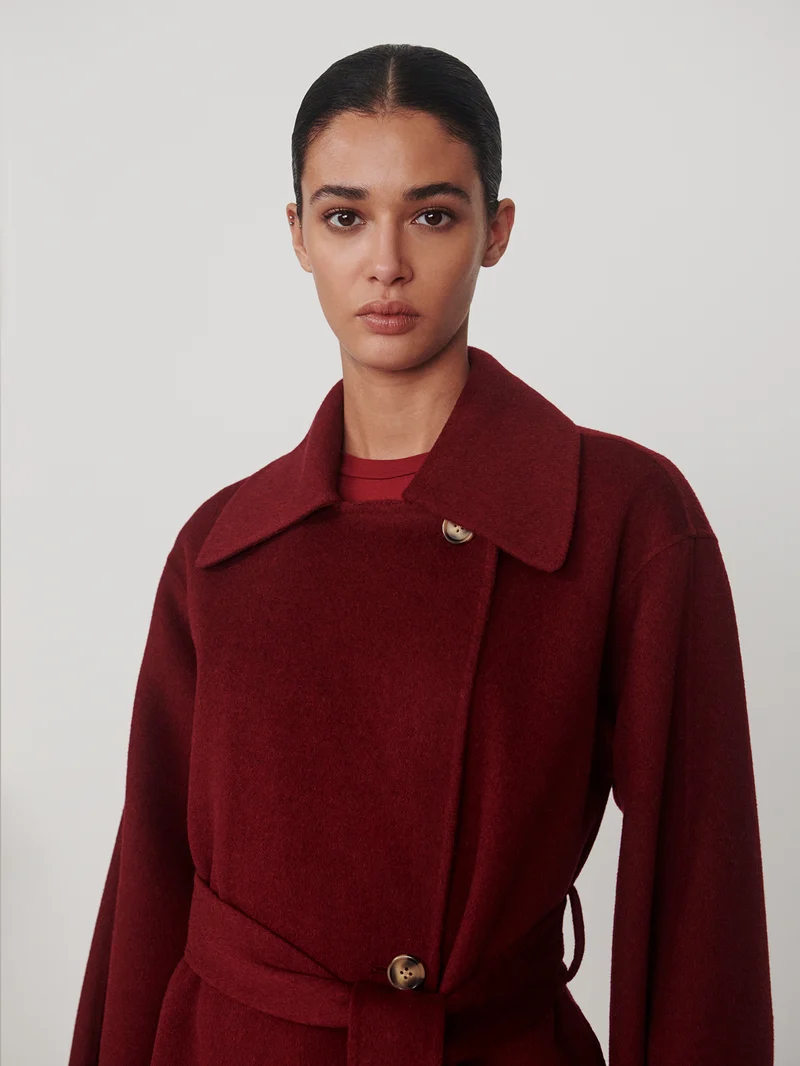 Helston Long Belted Coat