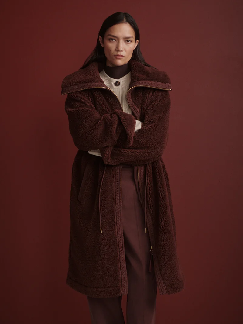 Bennet Long Sherpa Coat