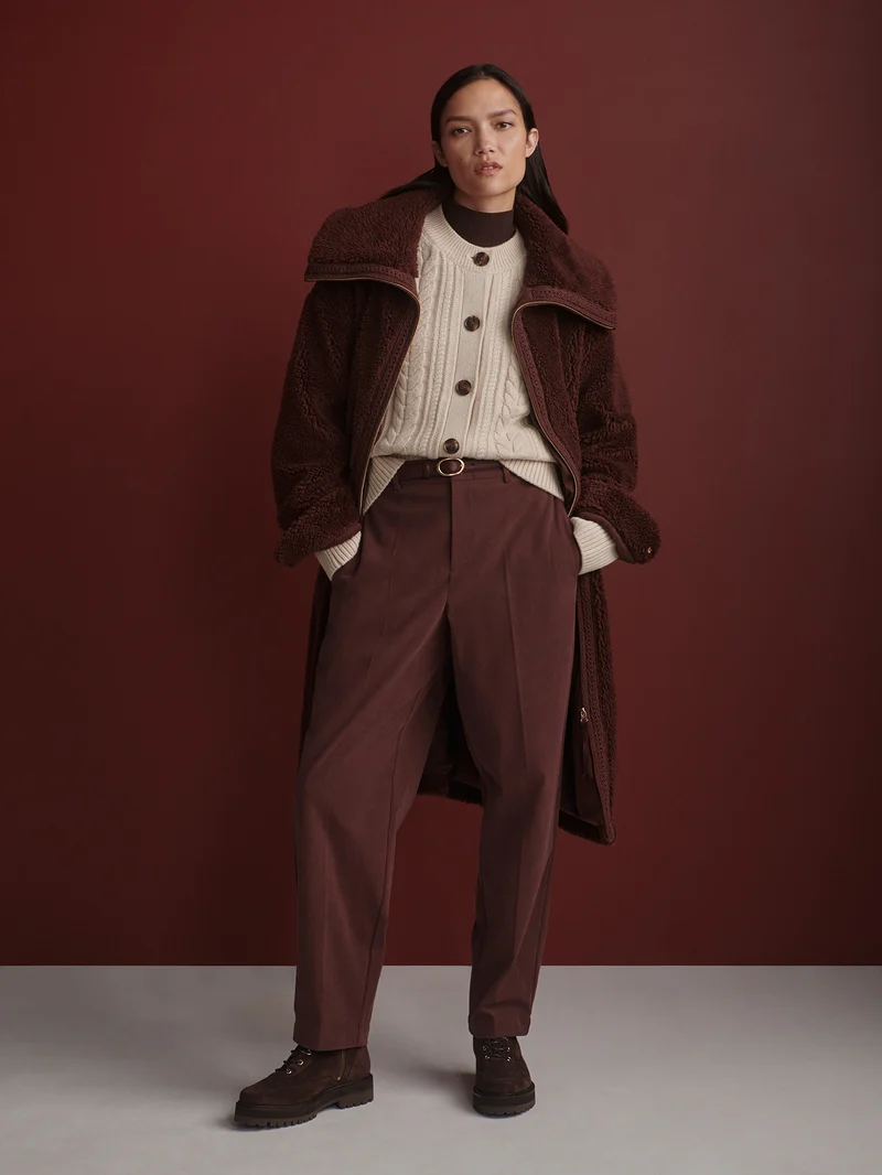Bennet Long Sherpa Coat