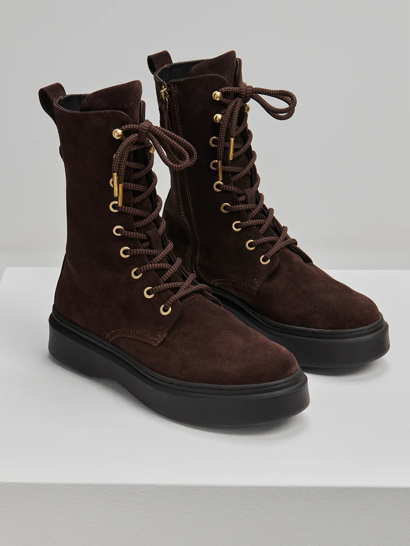 Arno Lace Up Suede Boot