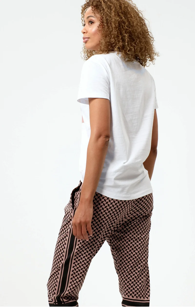 Harem Pants Keffiah Bio Baumwolle - rosa