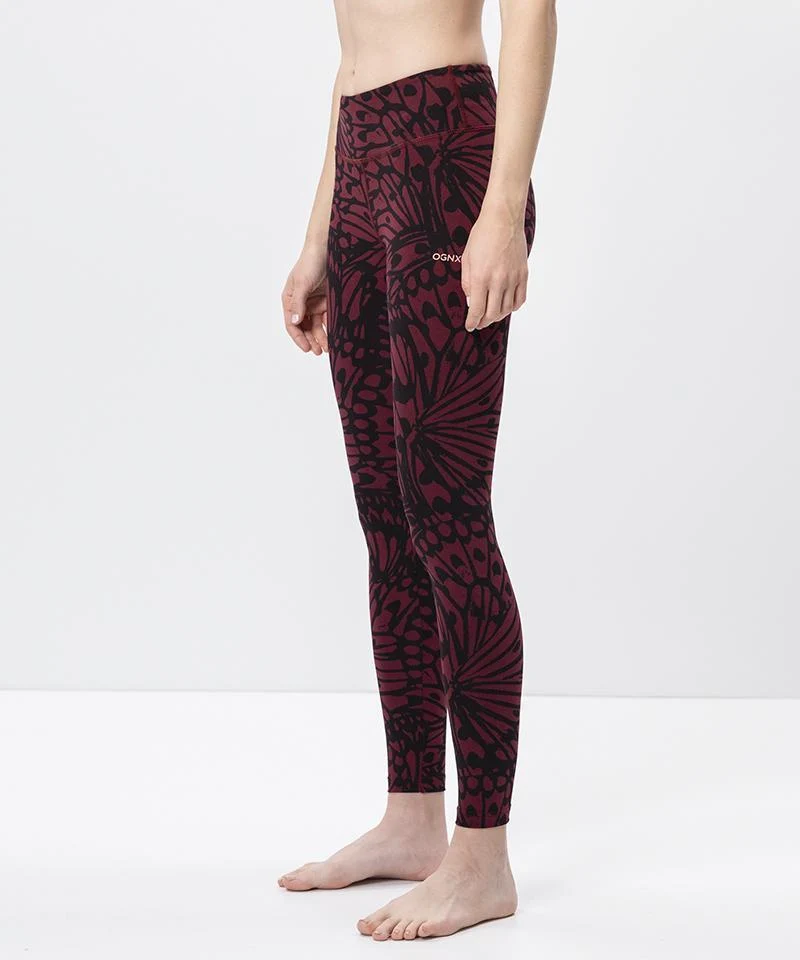 Leggings Butterfly Bio Baumwolle - rot