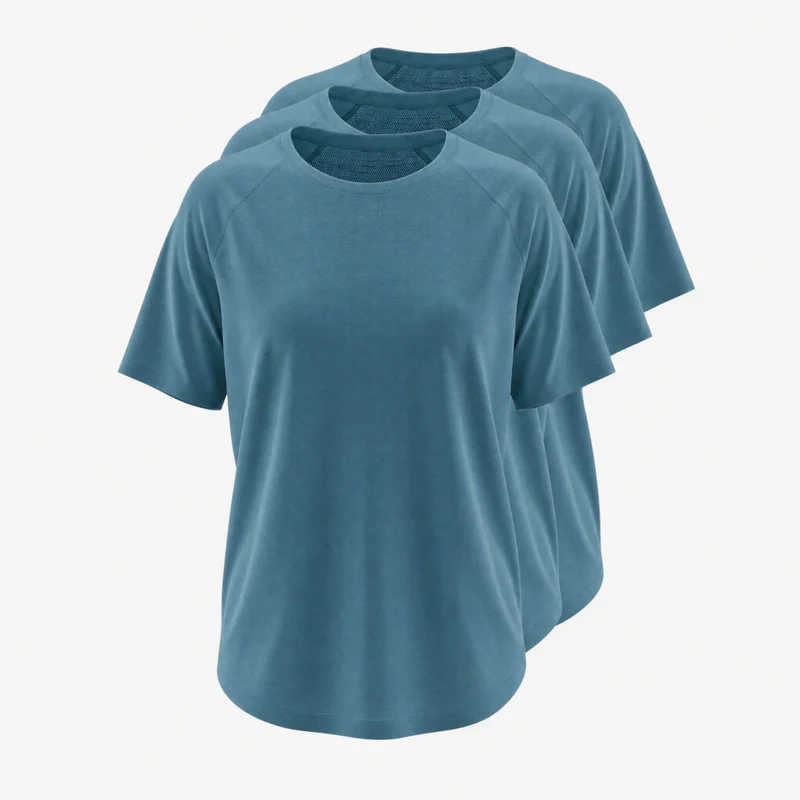 Sport Shirt Mesh Damen | Ocean Blue
