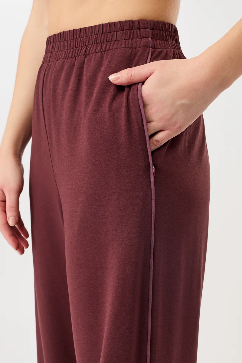 Track Pants - Ruby