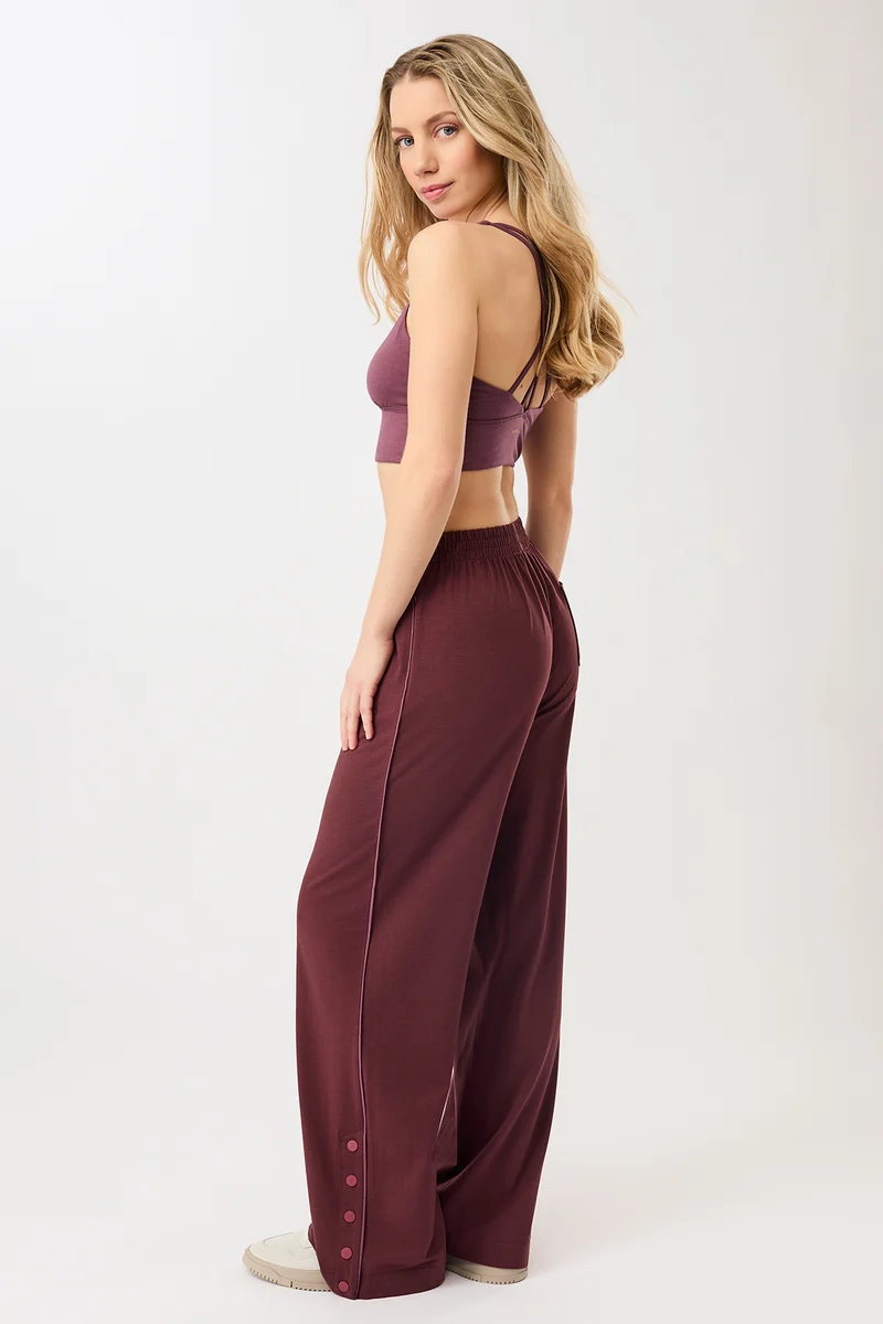 Track Pants - Ruby