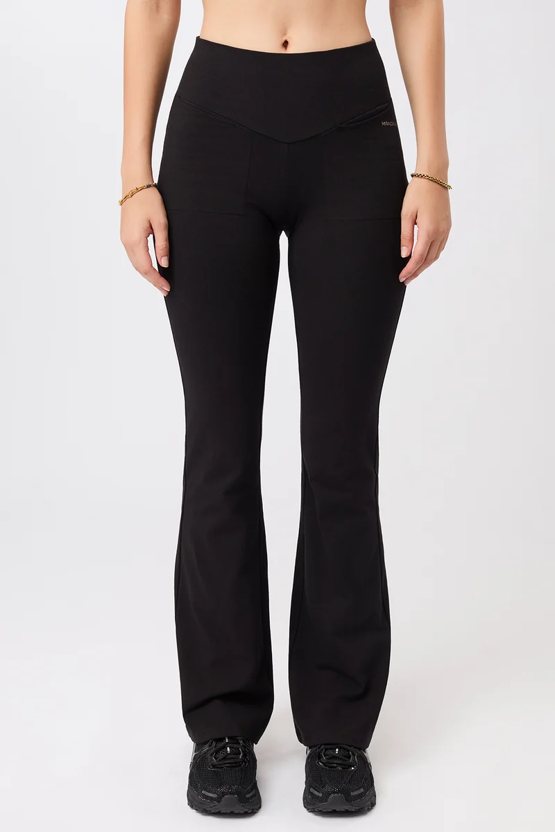 Back Envelope Pants - Black, GOTS