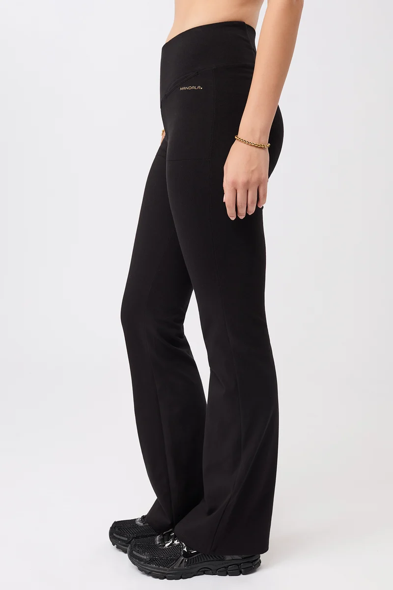 Back Envelope Pants - Black, GOTS