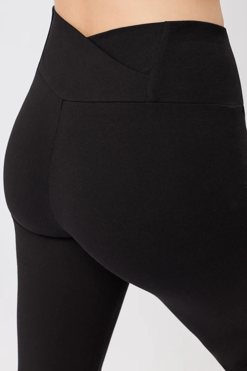 Back Envelope Pants - Black, GOTS
