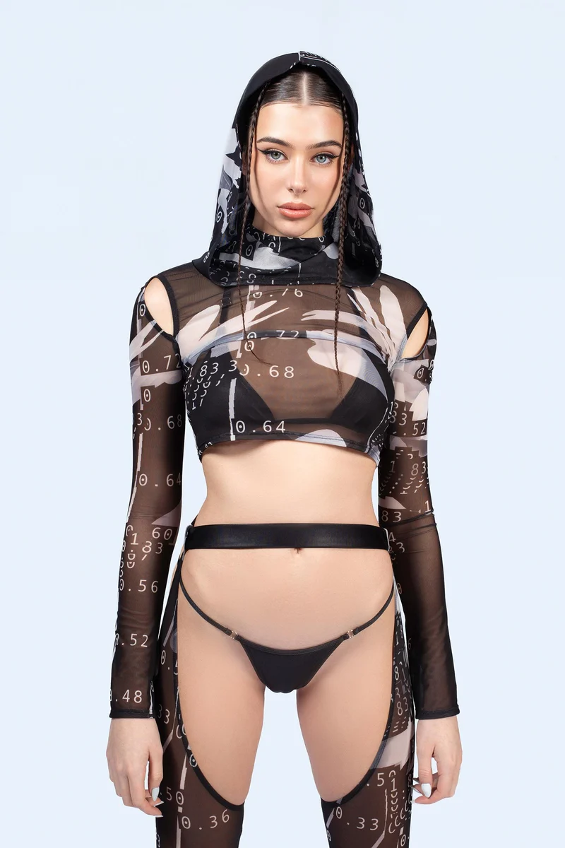 Session Hooded Mesh Top