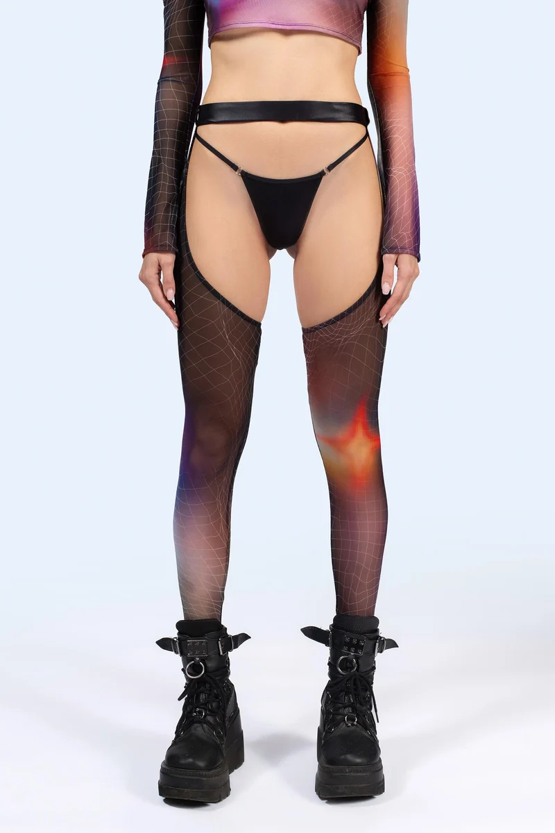 Aura Glow Mesh Chaps