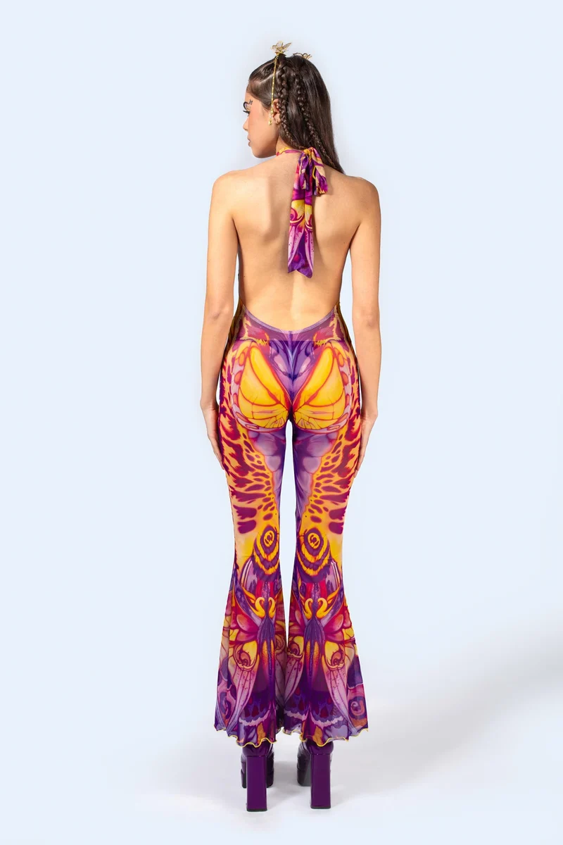 Rare Mutation Mesh Halter Romper