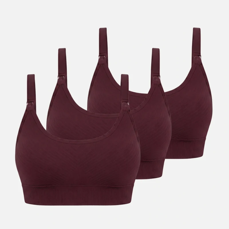 Umstands-BH Seamless | Dunkelrot
