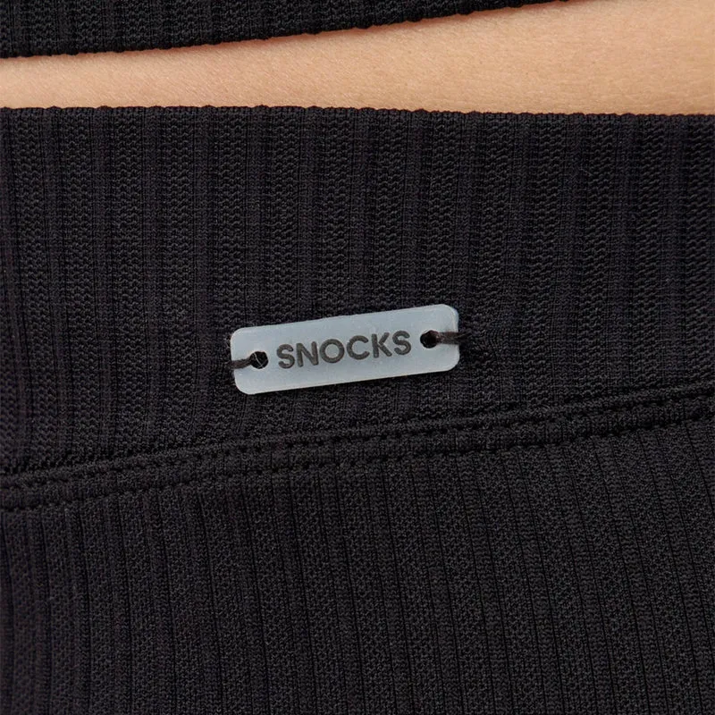 Umstandsleggings Seamless | Schwarz