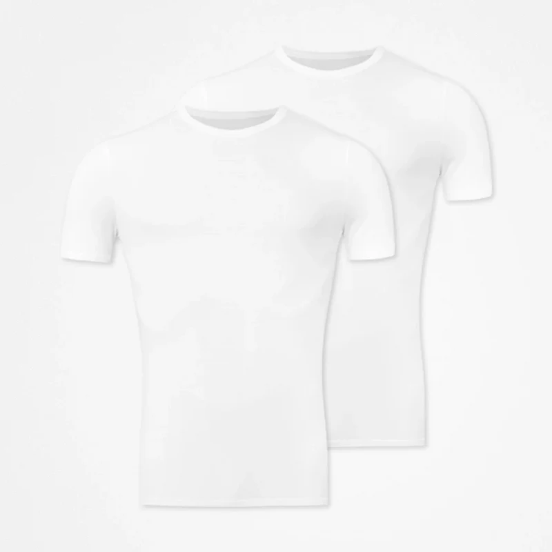 Premium Unterhemd Rundhals Herren | Weiß