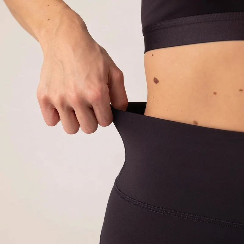 High Waist Leggings 7/8 | Schwarz