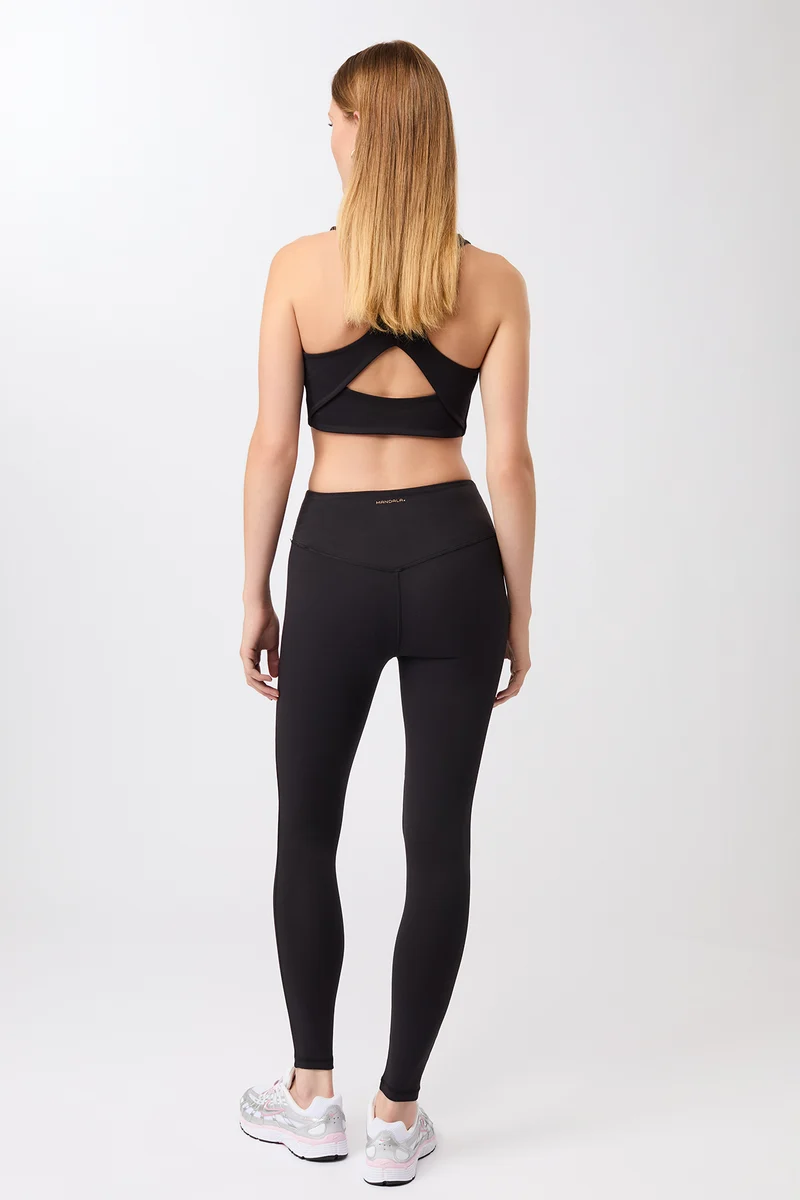 Sporty Vibe Leggings - Black