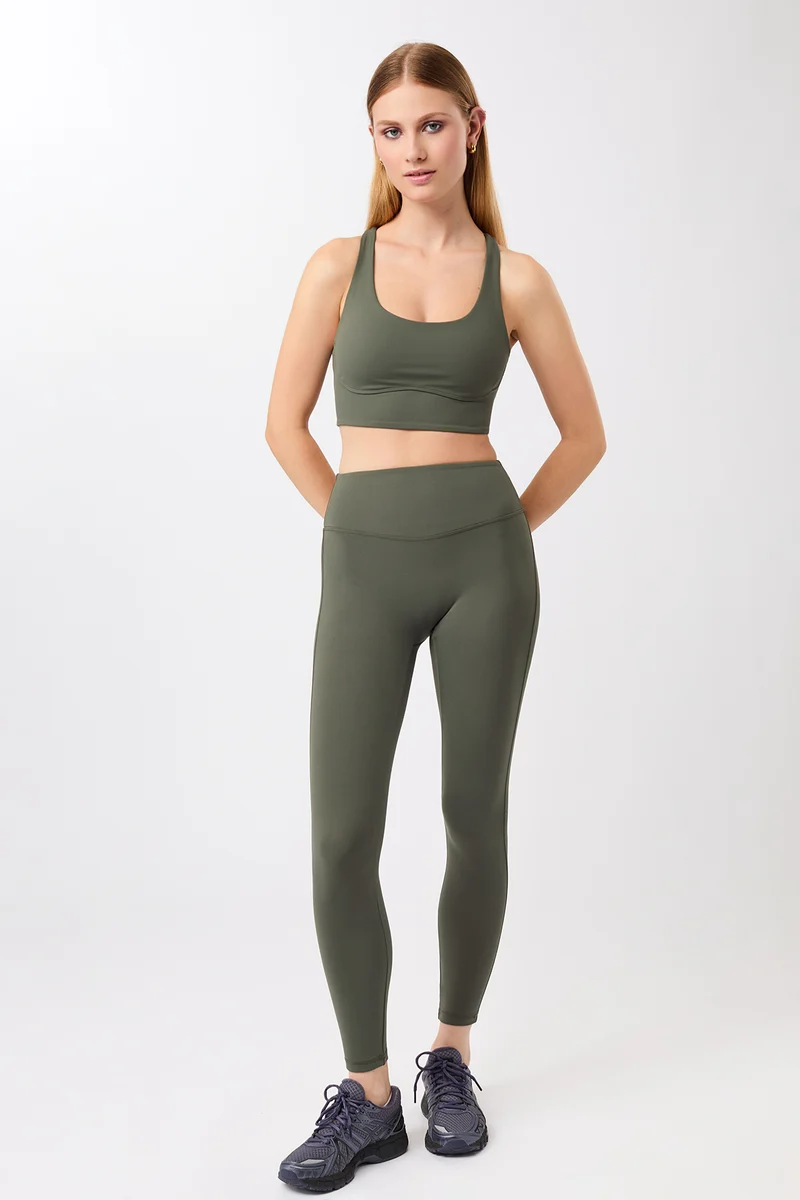 Sporty Vibe Leggings - Leaf