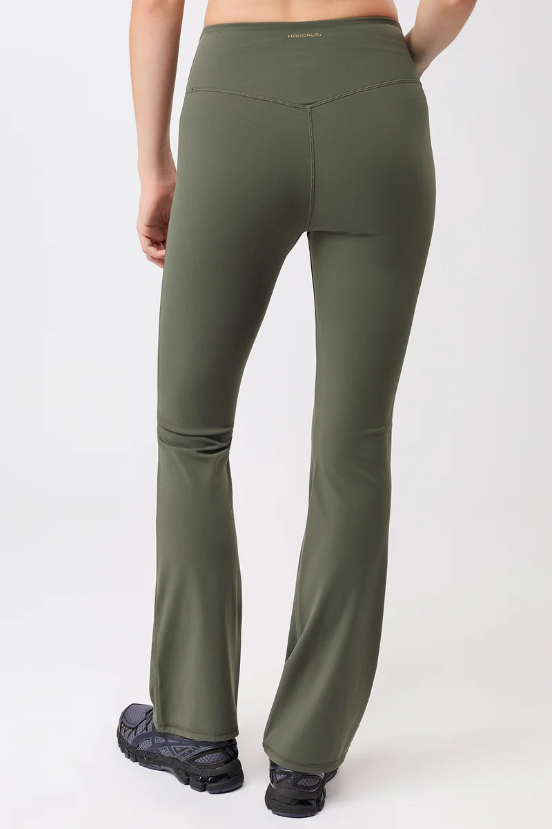 Flared Sports Pant - Leaf