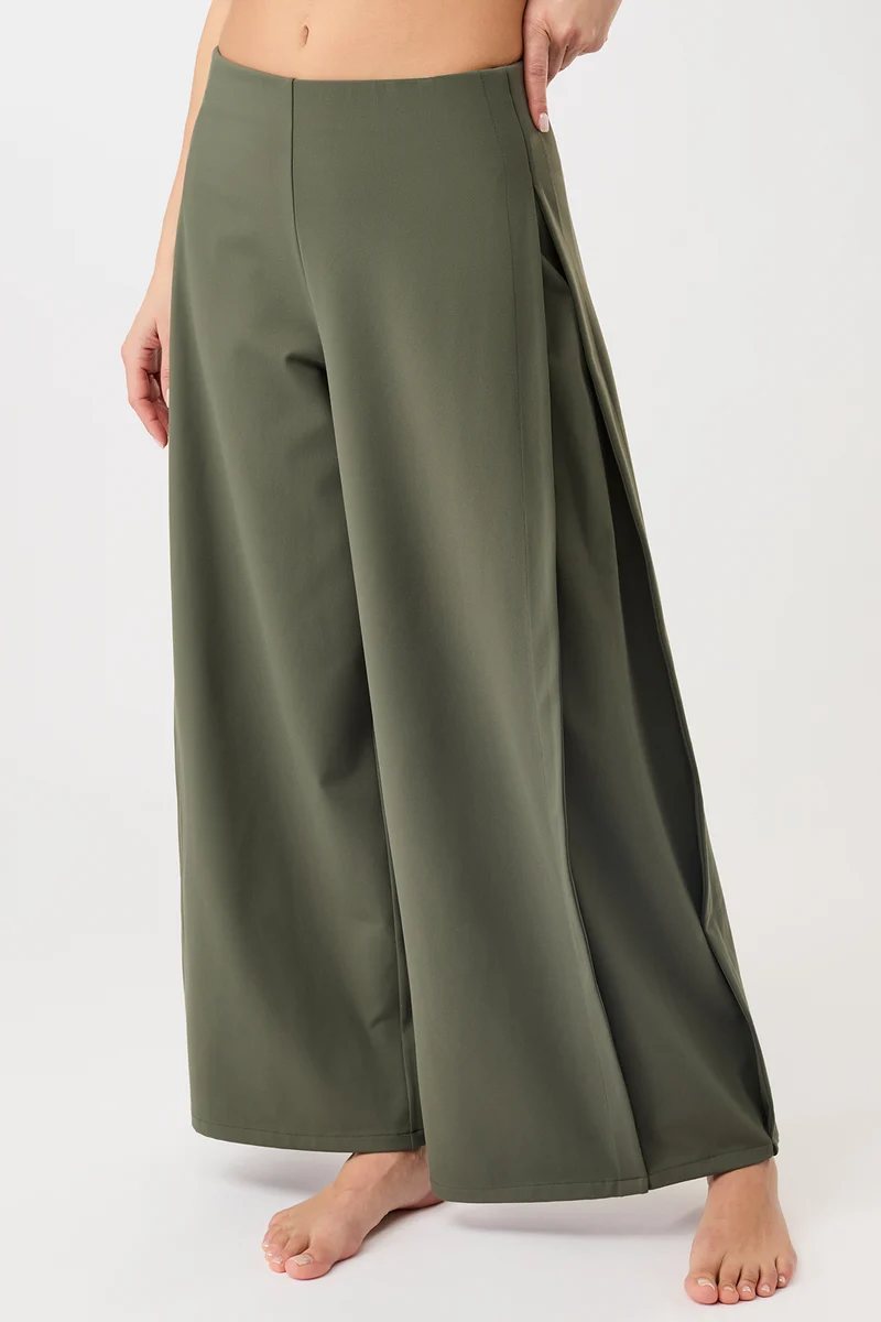 Extra Wide Pants - Leaf
