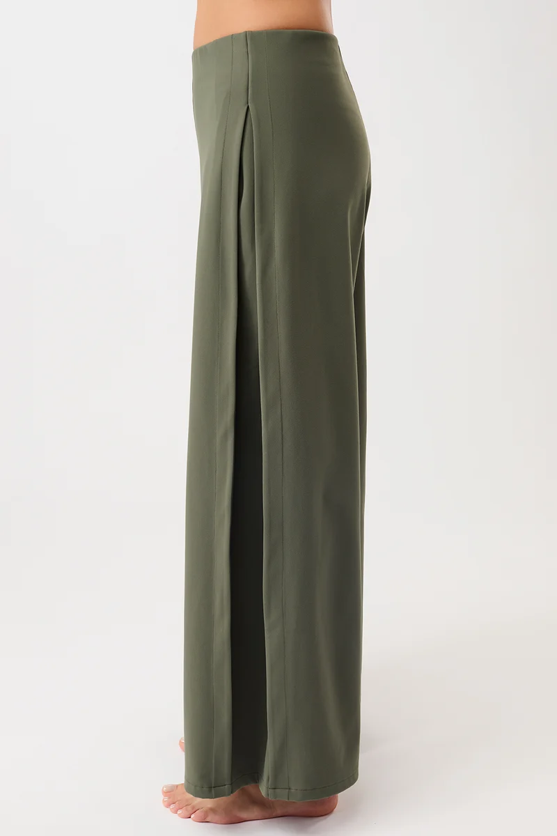 Extra Wide Pants - Leaf