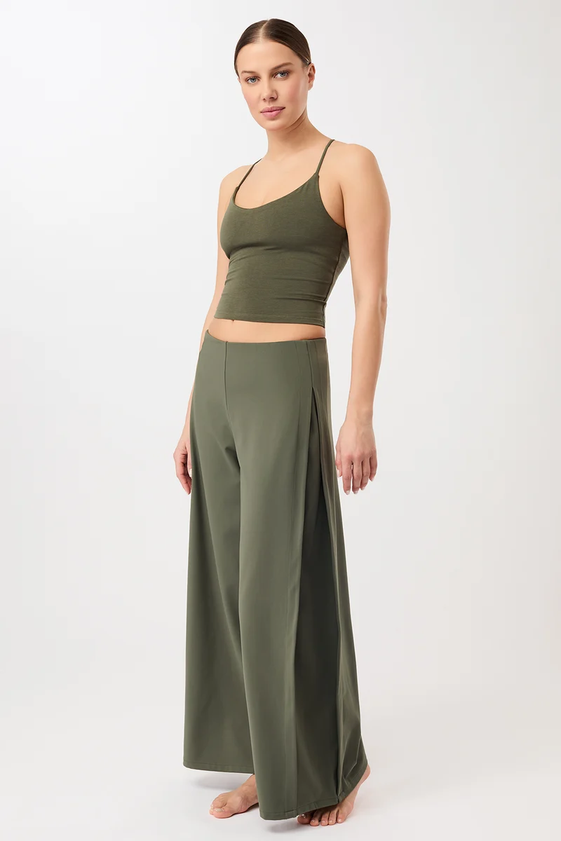 Extra Wide Pants - Leaf