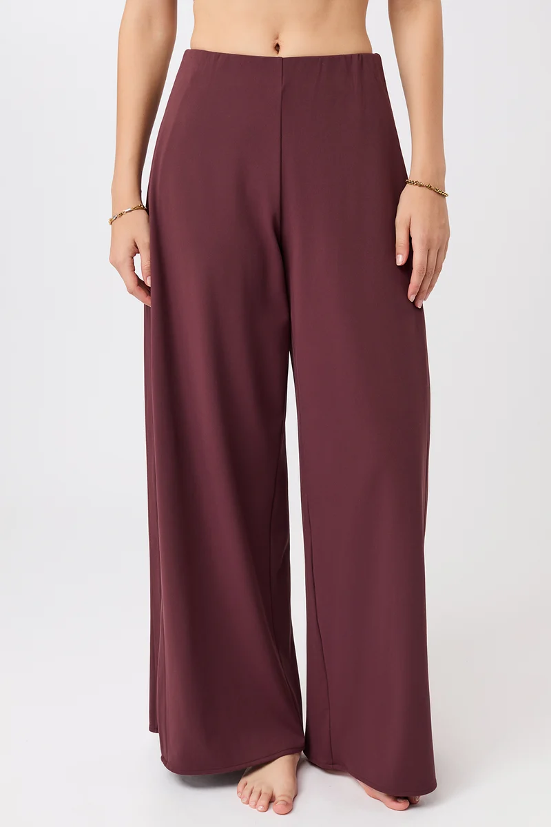 Extra Wide Pants - Ruby