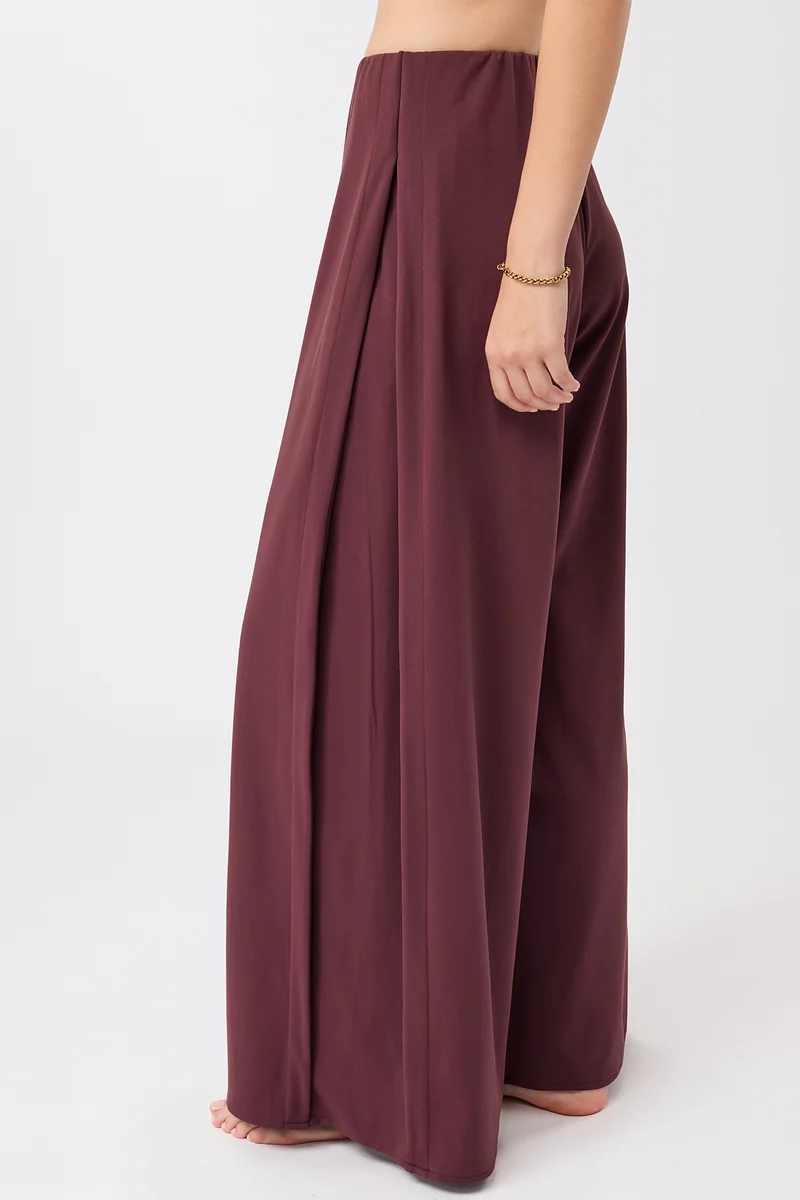Extra Wide Pants - Ruby