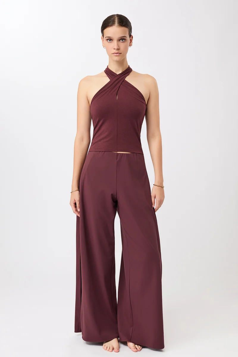 Extra Wide Pants - Ruby