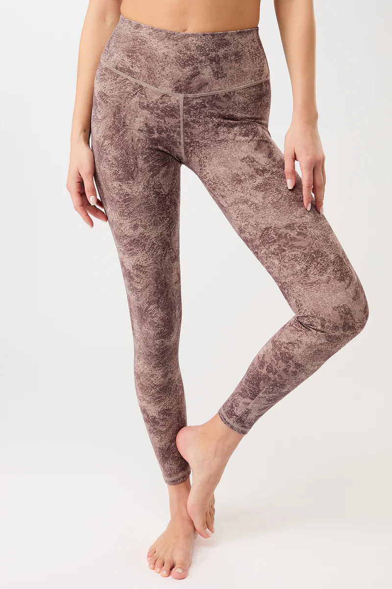 Monoprinted Tights - Earth