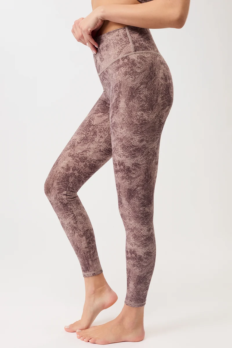 Monoprinted Tights - Earth