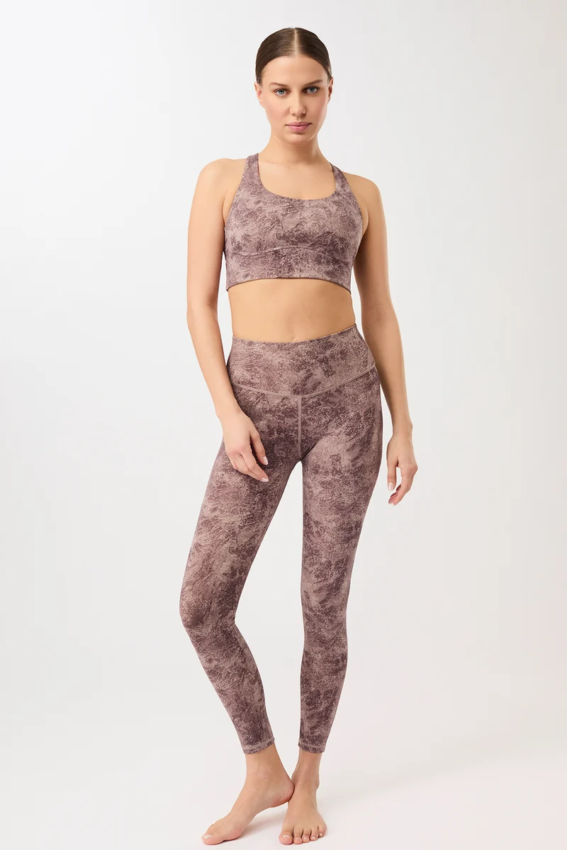 Monoprinted Tights - Earth