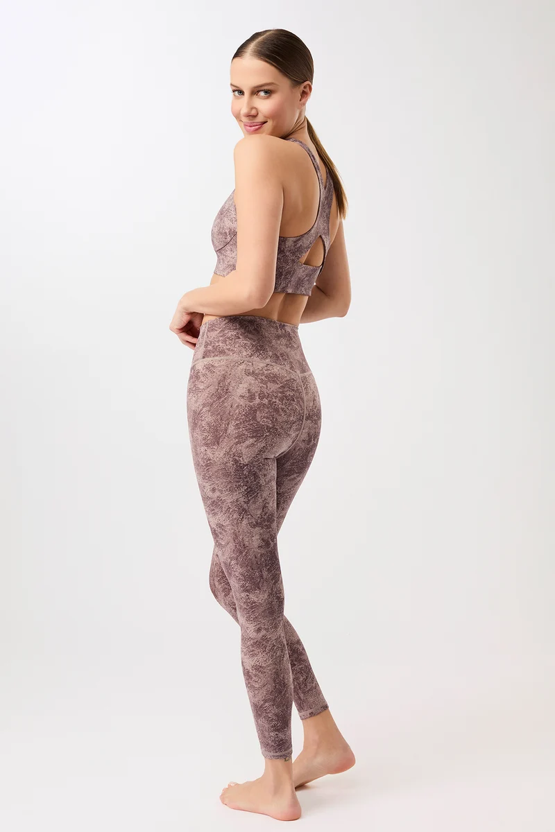 Monoprinted Tights - Earth