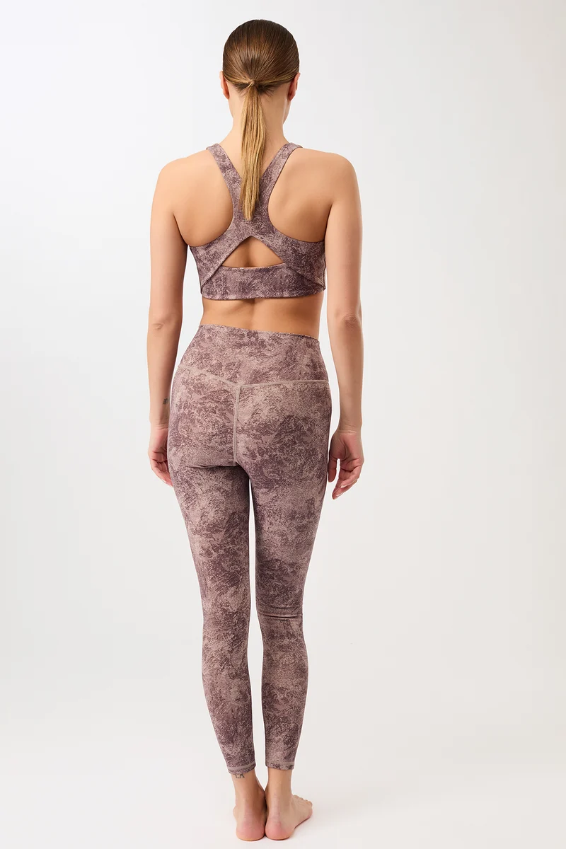 Monoprinted Tights - Earth