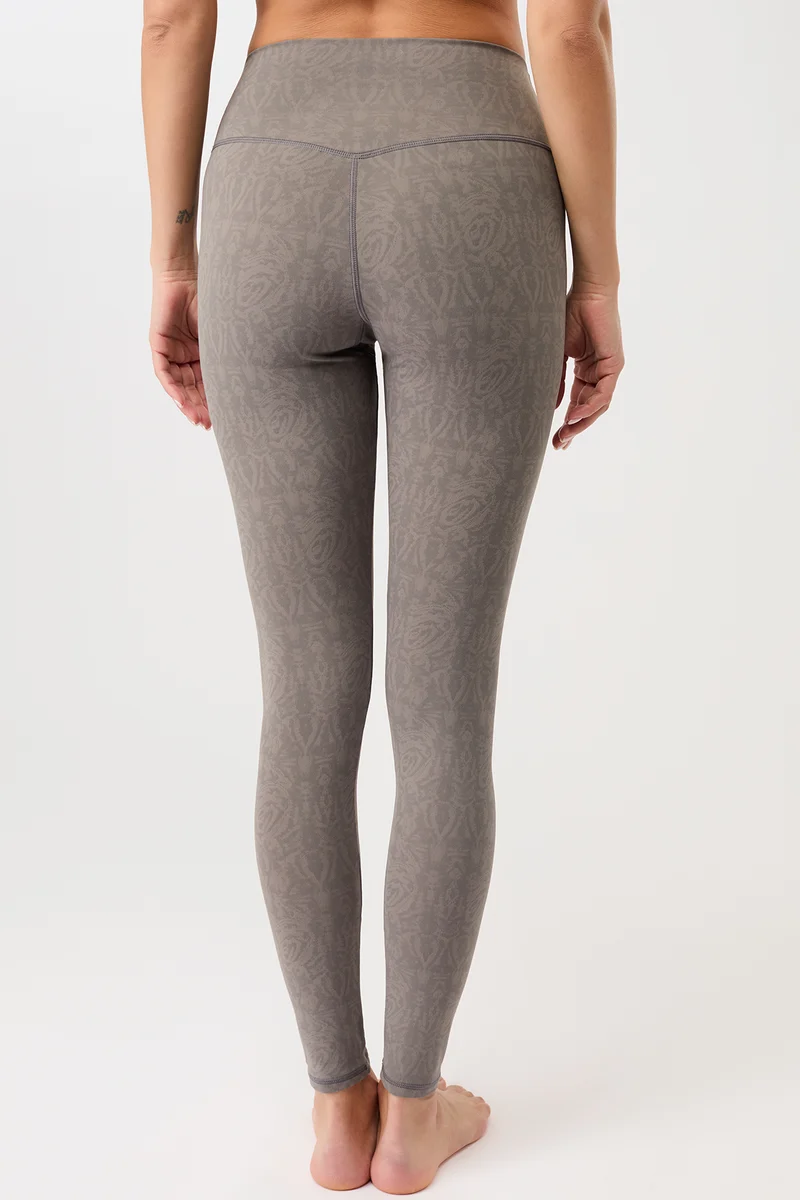 Monoprinted Tights - Grey
