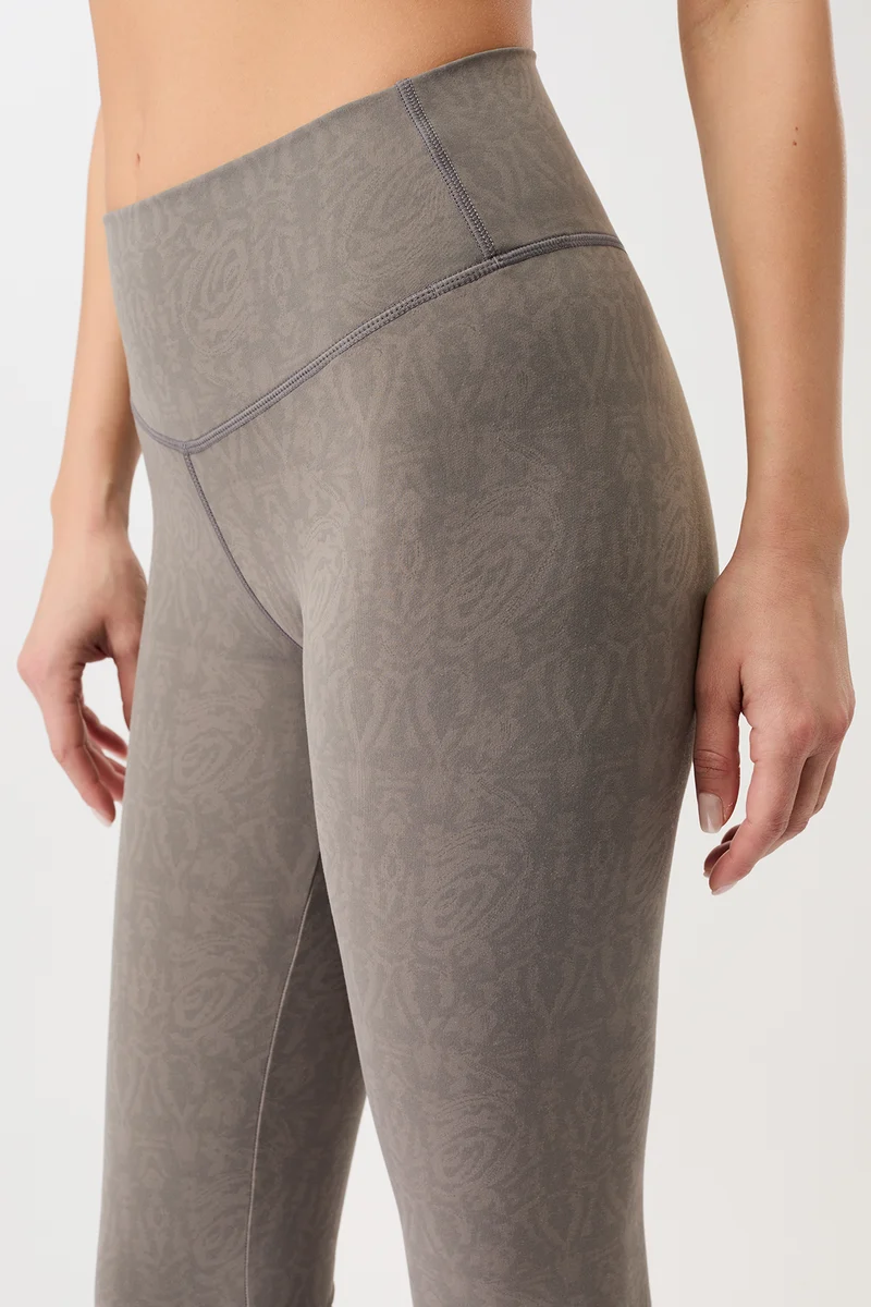 Monoprinted Tights - Grey