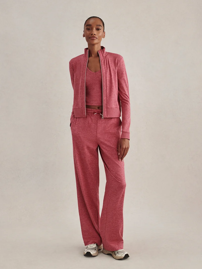 Rufus Cropped Zip Through Sweat