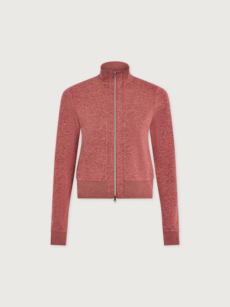 Rufus Cropped Zip Through Sweat