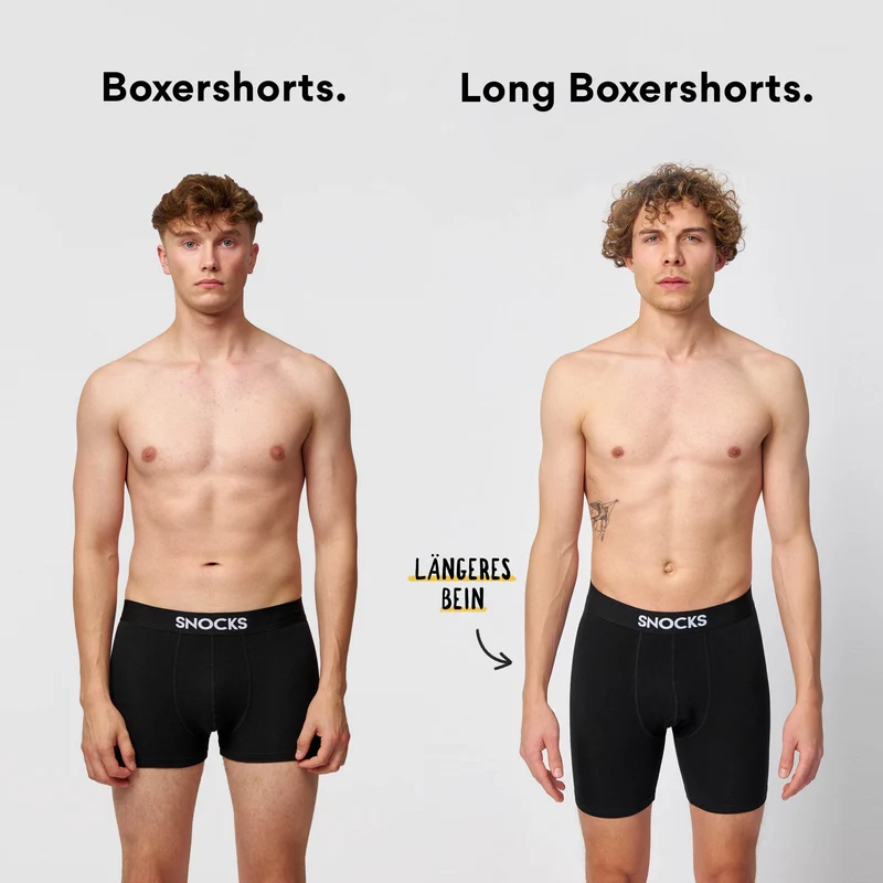 Lange Boxershorts | Dunkelblau