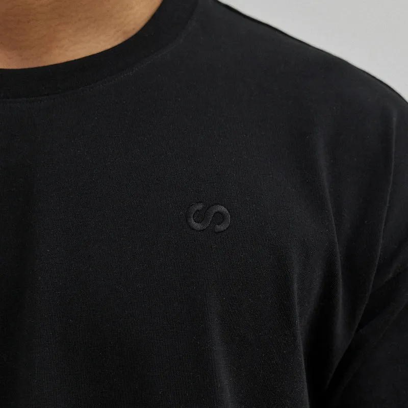 Oversized T-Shirt Herren | Schwarz