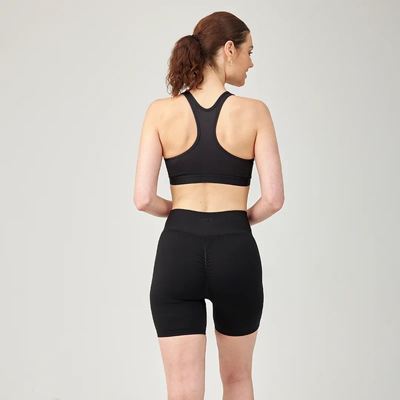 Booty Scrunch Shorts Damen | Schwarz